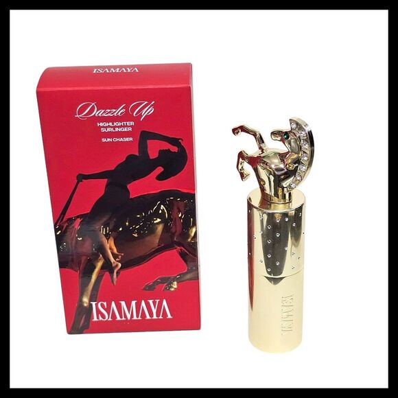 ISAMAYA Dazzle up Highlighter Sunchaser Glistening Pearl Full Size New in Box